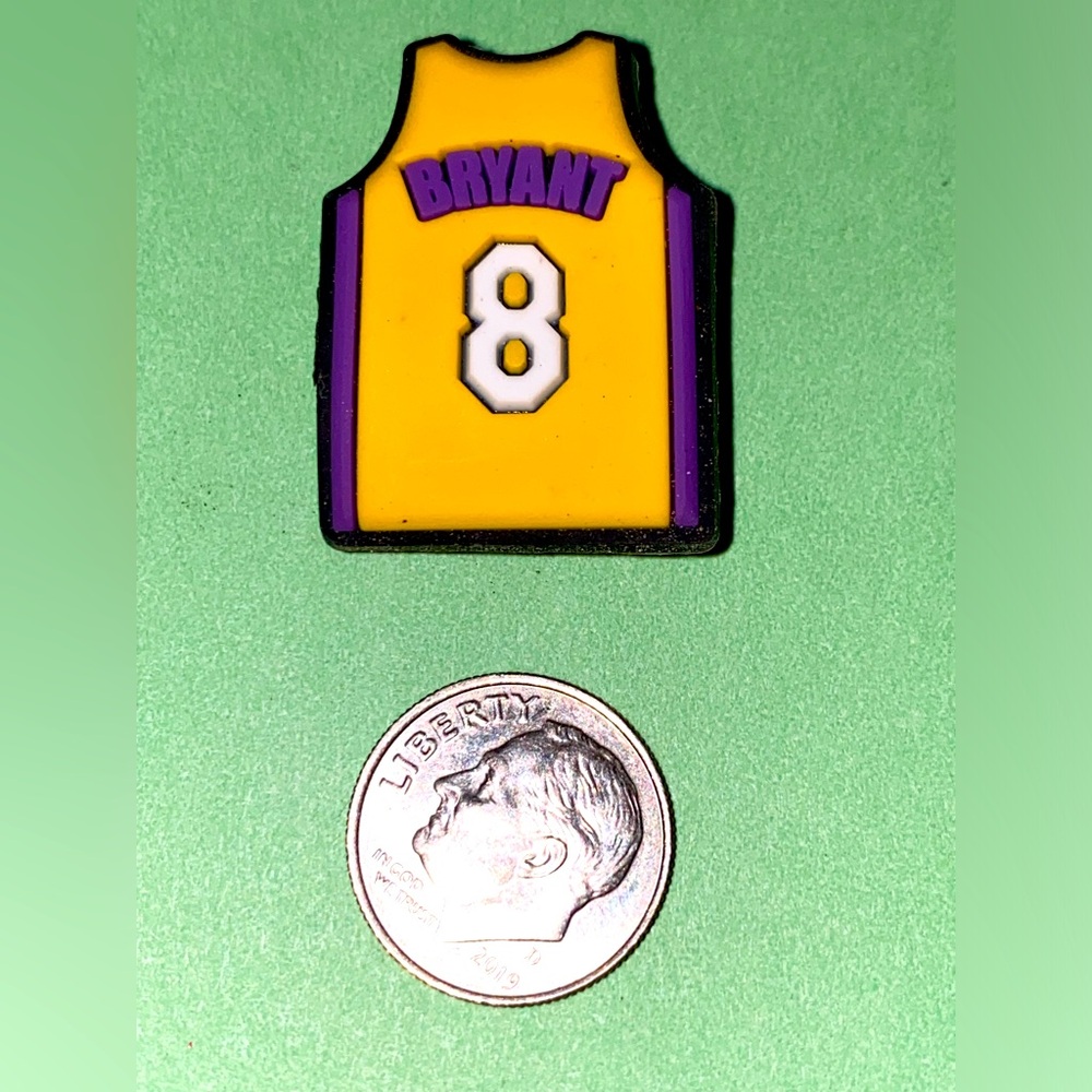 (10 for $15) Kobe Bryant Jersey Basketball 🏀 NBA Crocs Shoe Charms